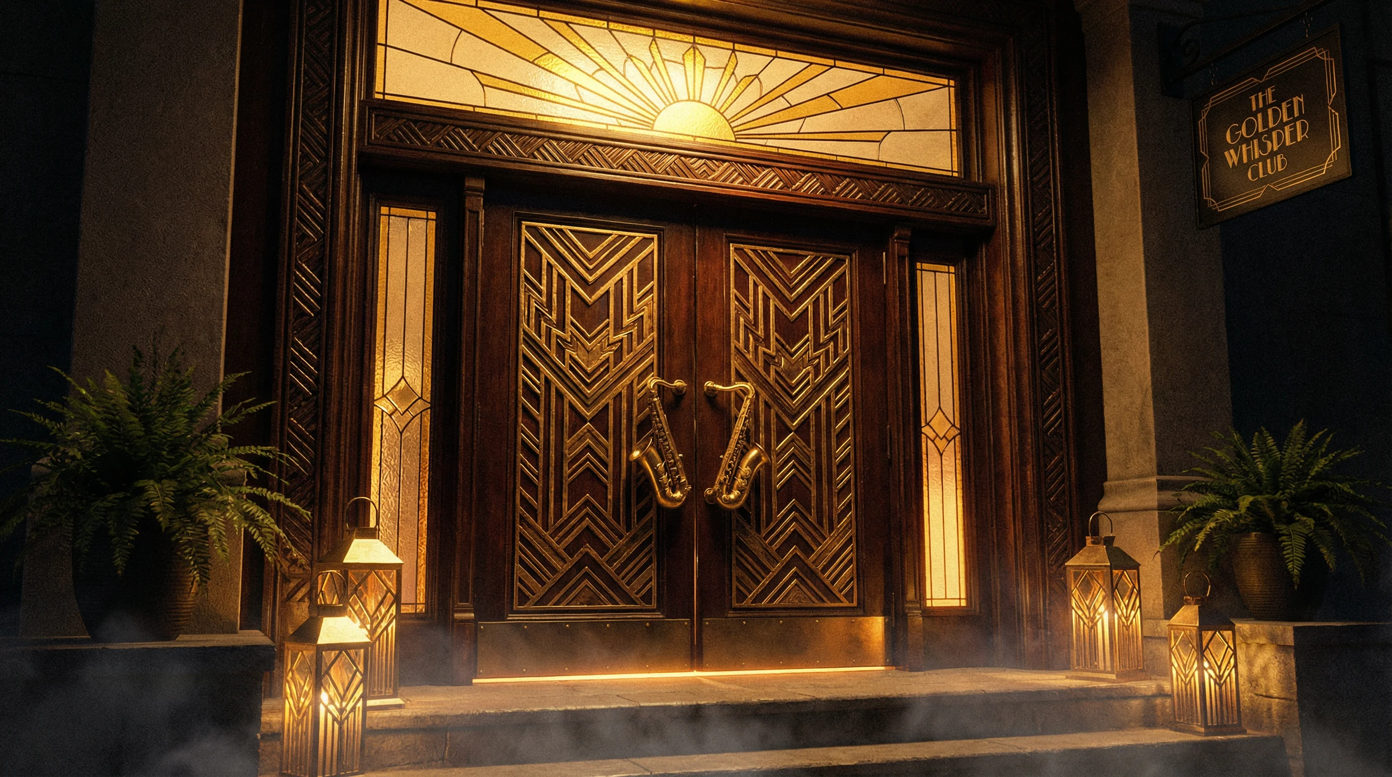 Art Deco风格大门入口 - 开启 大发棋牌 之旅